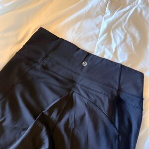 Lululemon Groove Pant High Rise Flare Leggings Black (Size 10)